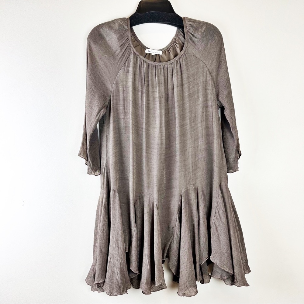 2/$30  Indigo Soul Boho Mini Dress Tunic Small